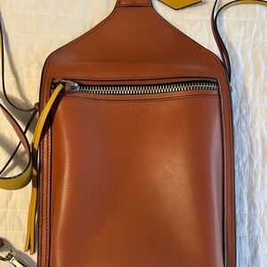 Rag & Bone Tan Leather Elliot Sling Crossbody Bag NWOT retailed $450